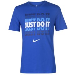 Чоловіча футболка Nike (MF0005), Синий, Nike, Чоловіча, Синій, S