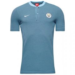 Футболка поло Манчестер Сити, Nike, Голубой, S