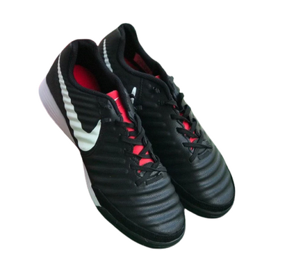 Футзалки Nike Legend X VII, Черный, 39, IC футзальная, Гладкая, зальная поверхность