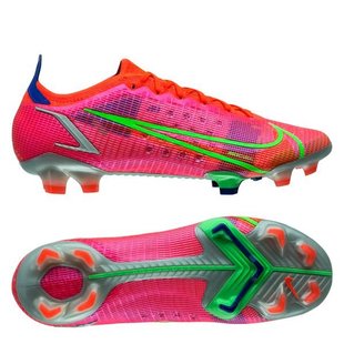 Бутсы Nike Mercurial Vapor 14 FG, Красный, 39, FG копочки, Натуральный газон