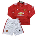 Дитяча футбольна форма Манчестер Юнайтед довгий рукав (2020-2021), Червоний, Клуб, Дитяча, Довгий, 2020/2021, Домашня, Манчестер Юнайтед, Чиста спина, Англії, XXS (18)