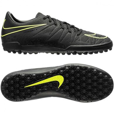 Сороконожки Nike Hypervenom Phelon II TF Black, Черный, Nike, Мужская, Черный, 41, TF многошиповки, Искусственные и естественные жесткие покрытия