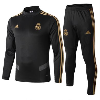 Тренировочный костюм Реал Мадрид 2020, Черный, Взрослая, Мужская, Реал Мадрид, S