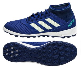 Сороконожки Adidas Predator 18.3, Синий, 39, TF многошиповки, Искусственные и естественные жесткие покрытия