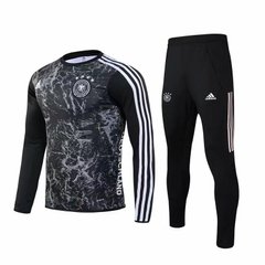 Тренировочный костюм Германии 2020, Черный, Взрослая, Мужская, Германия, S