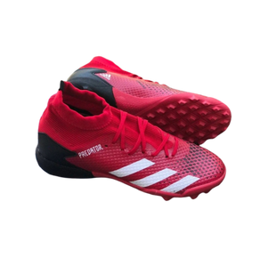 Сороконожки Adidas Predator 20.3, Красный, 39, TF многошиповки, Искусственные и естественные жесткие покрытия