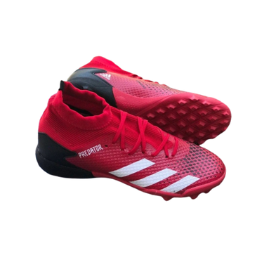Сороконожки Adidas Predator 20.3, Красный, 40, TF многошиповки, Искусственные и естественные жесткие покрытия