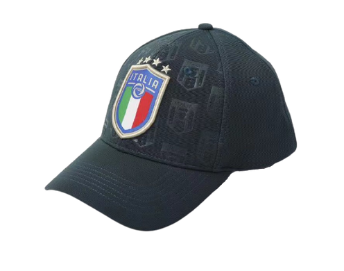 Футбольная кепка Италии, Черный, Италия