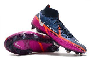 Бутсы Nike Phantom GT Pro FG, Малиновый, 39, FG копочки, Натуральный газон