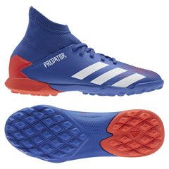 Сороконожки Adidas Predator 20.3, Синий, 39, TF многошиповки, Искусственные и естественные жесткие покрытия