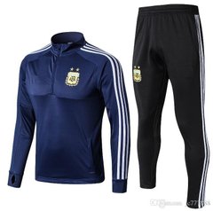 Тренировочный костюм Аргентины 2018, Синий, Взрослая, Мужская, Аргентина, S