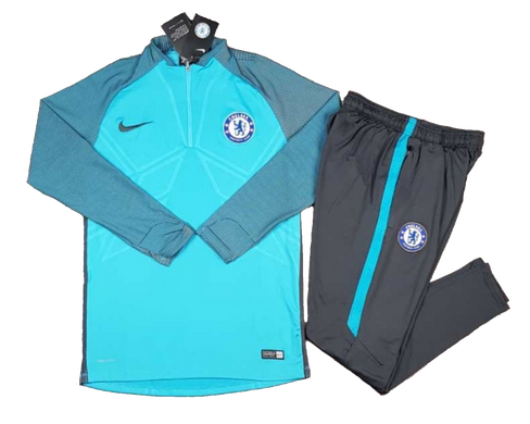 Тренировочный костюм Челси (CHETK05), Adidas, Взрослая, Мужская, Синий, Манчестер Юнайтед, S