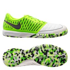 Футзалки Nike Lunargato II IC Anthracite/Electric Green, серый, 39, IC футзальна, Гладка, зальна поверхня