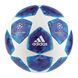 Мяч футбольний Adidas Football Champions League 2018/19 Match (синій)