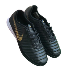 Футзалки Nike Legend X VII, Черный, 39, IC футзальная, Гладкая, зальная поверхность