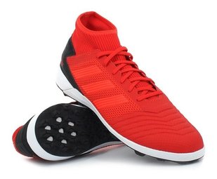 Сороконожки Adidas Predator 18.3, Красный, 39, TF многошиповки, Искусственные и естественные жесткие покрытия