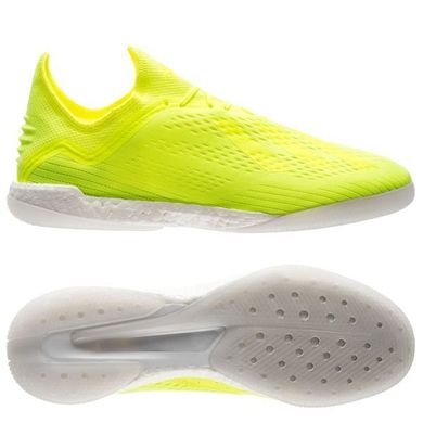 Футзалки Adidas X Tango 18.1 Solar Yellow, 39, IC футзальная, Гладкая, зальная поверхность