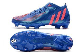Бутсы Аdidas Predator Edge 1 FG, Синий, 39, FG копочки, Натуральный газон